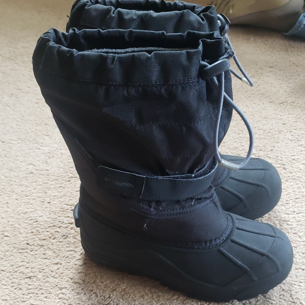 Columbia Kids Black Winter Boots